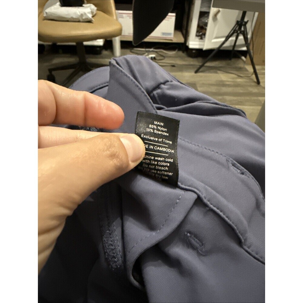 Public Rec Gamechanger 5-Pocket Performance Chino Pants 38x28 Fit 38x27 Blue - Picture 4 of 7